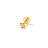 Irregular Zircon Earrings 925 Sterling Silver Piercing Stud Earrings