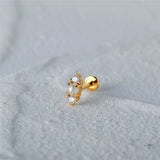 Claw Pearl 925 Sterling Silver Earring Stud Wedding Fine Jewelry