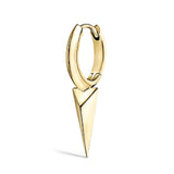 925 Silver Drop Earrings Geometry Design 18K Wedding Jewelry