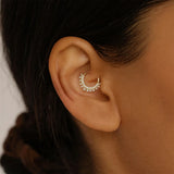 925 Sterling Silver Hoop Earrings Pearls Wedding Jewelry