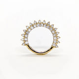 925 Silver Nose Ring Hoop Earring Zircon Cartilage Piercing