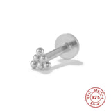 925 Silver Snake Stud Earrings for Women Wedding Gift