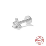 925 Silver Snake Stud Earrings for Women Wedding Gift