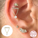 925 Silver Chain Earring for Women Wedding Party