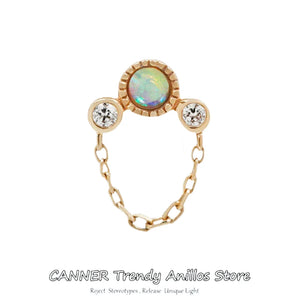 925 Silver Chain Earring for Women Wedding Party