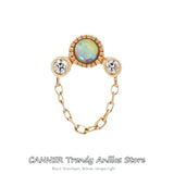 925 Silver Chain Earring for Women Wedding Party