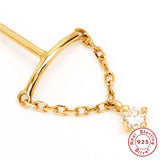 925 Silver Chain Earring for Women Wedding Party
