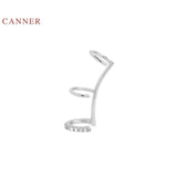 925 Sterling Silver Earrings for Women Clip Earring Stud Jewelry Brincos