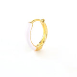 925 Silver Dripping Oil Hoop Earrings Piercing Mom Gift