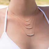925 Silver Necklace Women's Pendente Chain Wedding Jewelry
