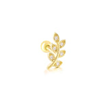 925 Sterling Silver Crystal Zircon Ear Studs for Women