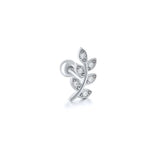 925 Sterling Silver Crystal Zircon Ear Studs for Women