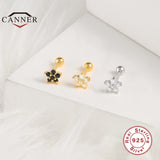 925 Sterling Silver Stud Earrings & CZ Zircon Piercing Earrings