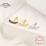 925 Sterling Silver Stud Earrings & CZ Zircon Piercing Earrings