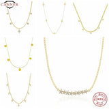 925 Silver Mini Star Cross Necklace for Women