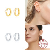 925 Silver Hoop Earrings for Women - Classic Style Jewelry