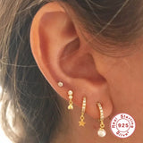 925 Silver Hoop Earrings for Women - Classic Style Jewelry