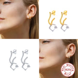 925 Sterling Silver CZ Stud Earrings for Women