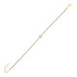S925 Silver Zircon Bracelet Chain for Women's Jewelry