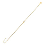 S925 Silver Zircon Bracelet Chain for Women's Jewelry