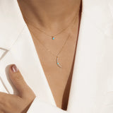 925 Silver Turquoise Pendant Necklace for Women