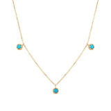 925 Silver Turquoise Pendant Necklace for Women