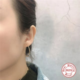 925 Sterling Silver Hoop Earrings for Women Men