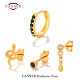 925 Silver CZ Stud Earrings Set Wedding Party Jewelry