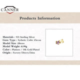 925 Sterling Silver CZ Stud Earrings Set - Cartilage Women Earring