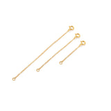 3pcs 925 Sterling Silver Tail Chain for DIY Jewelry Making