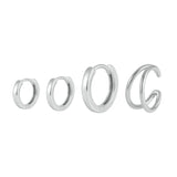 Y2K Earrings Set Piercing Hoops Jewelrys