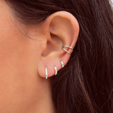 Y2K Earrings Set Piercing Hoops Jewelrys
