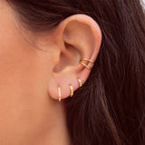 Y2K Earrings Set Piercing Hoops Jewelrys