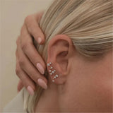 S925 Sterling Silver Zircon Stud Earrings Set for Women