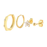Colorful Enamel 925 Silver Hoop Earrings Piercing