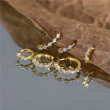 925 Sterling Silver Hoop Earrings for Cartilage Piercing 2pcs