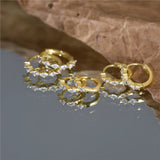 925 Sterling Silver Hoop Earrings for Cartilage Piercing 2pcs
