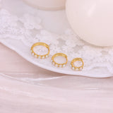 925 Silver Opal Hoop Earrings for Women Fine Jewelry Accessories