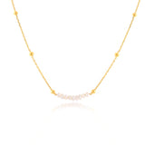 Vintage Irregular Pearl Jewelry 18k Plated Chain Necklaces for Women