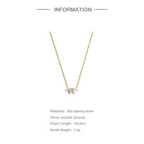 925 Sterling Silver Purple Zircon Pendant Necklace for Women