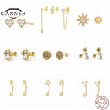 925 Silver Small Ear Piercing Stud Earrings for Women