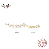 925 Silver Diamond Stud Earrings for Women Couples Gift Piercing Jewelry