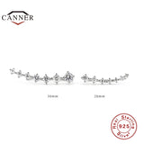 925 Silver Diamond Stud Earrings for Women Couples Gift Piercing Jewelry