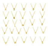 925 Silver A-Z Initial Necklace Single Name Choker Pendant Jewelry