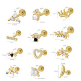 925 Silver Gemstone Pearl Earrings Butterfly Studs