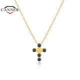 925 Sterling Silver Pink Zirconia Pendant Necklace For Women