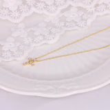 925 Sterling Silver Pink Zirconia Pendant Necklace For Women