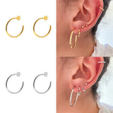 Colorful Zircon Stud Earrings for Women