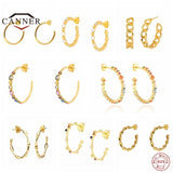 Colorful Zircon Stud Earrings for Women