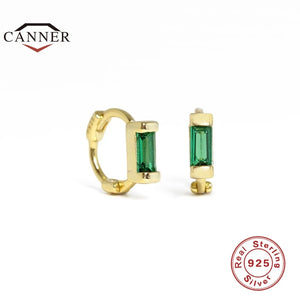 925 Silver Diamond Cartilage Ear Ring Earrings Women Piercing Jewelry